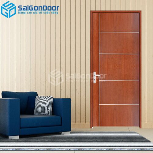 Cửa Gỗ MDF Veneer P12R5 2-MDFV-SGD