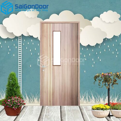 Cửa Nhựa Gỗ Composite P1R3G1 2-CP-SGD